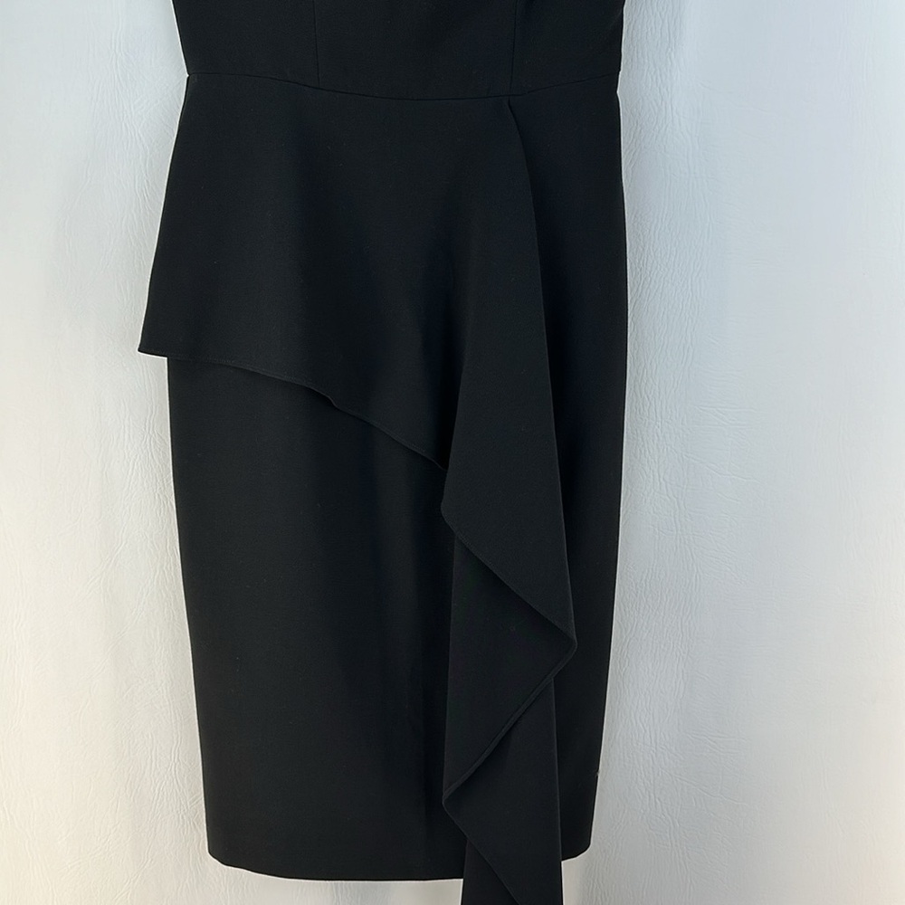 Black Halo Pencil With Ruffle Strapless Dress, 2 - Picture 11 of 15